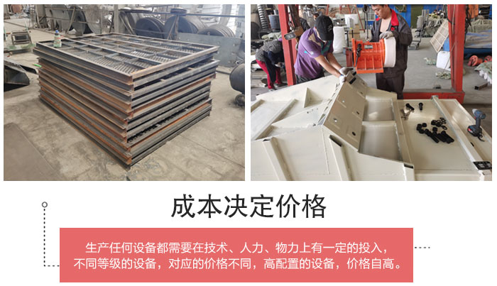 直線篩分機(jī)篩網(wǎng)，篩箱部件展示